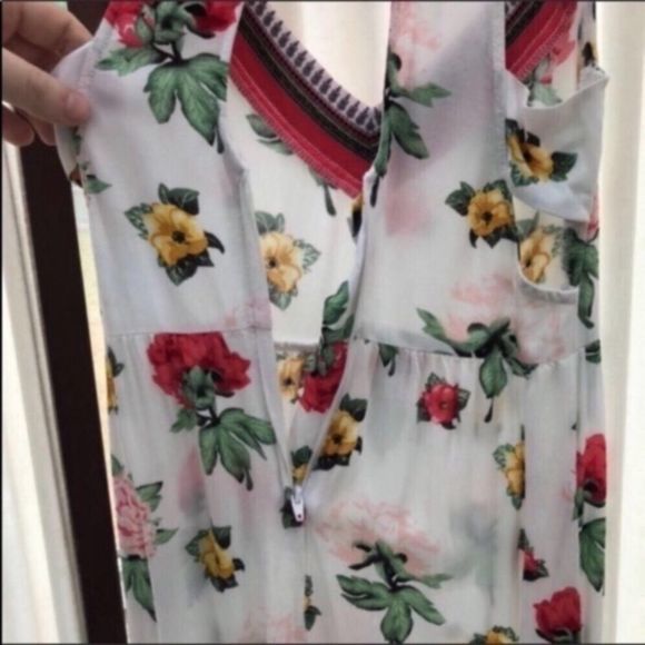 H&M Coachella Floral Cutout Boho Maxi Dress - Picture 6 of 8